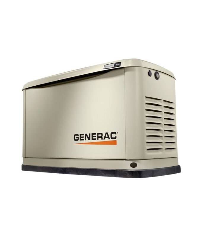 Generador eléctrico a gas de 22 kW marca generac con transferencia automática