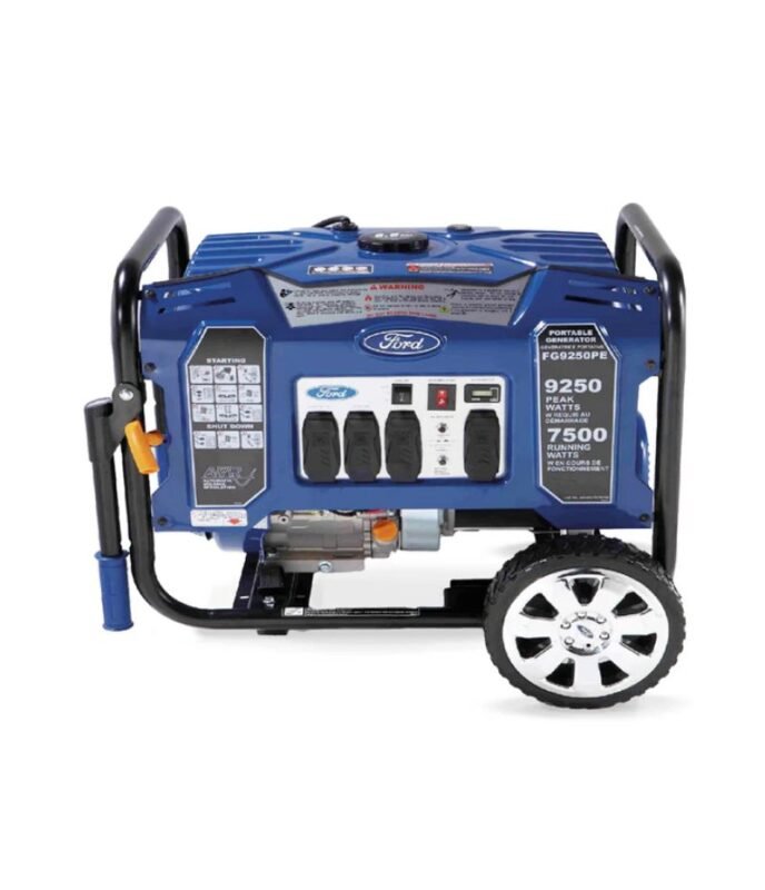 Generador Portátil Abierto Potencia de 7.5 KW con Ruedas Ford