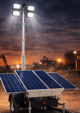 torres de iluminación solar